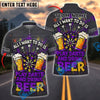 BlueJose All I Want Is Beer & Darts Personalized Name, Team Name Shirt (4 Colors)