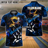 BlueJose Bowling And Pins Depression Bringer Reaper Customized Name 3D Shirt (4 Colors)