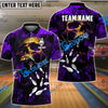 BlueJose Bowling And Pins Depression Bringer Reaper Customized Name 3D Shirt (4 Colors)