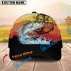 BlueJose Fishing Mountain Lake Legend Personalized Cap (13 Breeds)