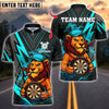 BlueJose Darts Lion Design Customized Name, Team Name 3D Shirt (4 Colors)