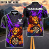 BlueJose Darts Lion Design Customized Name, Team Name 3D Shirt (4 Colors)