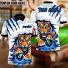 BlueJose Billiards Ball 8 Tiger Dominion Customized Name, Team Name 3D Shirt (4 Colors)