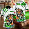 BlueJose Billiards Ball 8 Tiger Dominion Customized Name, Team Name 3D Shirt (4 Colors)