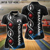 BlueJose Bowling And Pins Bowling Dna Pattern Customized Name, Team Name 3D Shirt