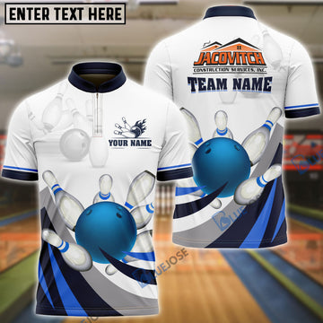 BlueJose Bowling And Pins The Power Of The Wind God Customized Name 3D Shirt for David Tribble