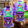BlueJose Billiards 8-Ball Trippy Customized Name, Team Name 3D Shirt (4 Colors)