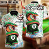 BlueJose Billiards 8-Ball Killer Viper Customized Name, Team Name 3D Shirt (4 Colors)