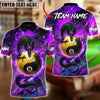 BlueJose Billiards 8-Ball & 9-Ball Yinyang Azure Dragon Awakening Customized Name, Team Name 3D Shirt (4 Colors)