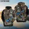 BlueJose Customize Name Bass Fishing Nature 3D Shirts