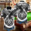 BlueJose Billiards Ball 8 Eagle Rise of the Fire King Customized Name, Team Name 3D Shirt (6 Colors)