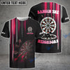 BlueJose Darts Sexy Personalized Name 3D Shirt