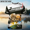 BlueJose Honey Bee Black White Personalized Shirt