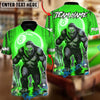 BlueJose Billiards 8-Ball Bigfoot Breaker Customized Name, Team Name 3D Shirt (6 Colors)