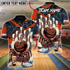 BlueJose Bowling & Pins Spider Strike Customized Name, Team Name 3D Shirt (4 Colors)