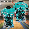 BlueJose Bowling & Pins Crimson Chaos Strike Customized Name, Team Name 3D Shirt (4 Colors)