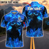 BlueJose Darts Firestorm Bullseye 2 Personalized Name, Team Name Shirt (4 Colors)