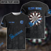 BlueJose Darts Golden Time Personalized Name, Team Name 3D Shirt (4 Colors)