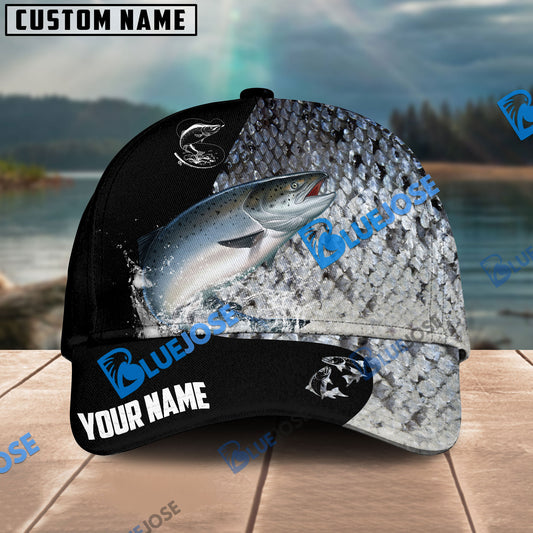 BlueJose Personalized Salmon Fishing Classic Cap
