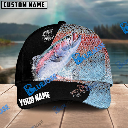 BlueJose Personalized Trout Fishing Classic Cap