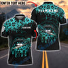 BlueJose Darts Leopard Lips Dartboard Personalized Name, Team Name Shirt (6 Colors)