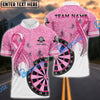 BlueJose Darts Breast Cancer Personalized Name, Team Name 3D Shirt