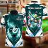BlueJose Billiards 8-Ball Infernal Break Customized Name, Team Name 3D Shirt (4 Colors)