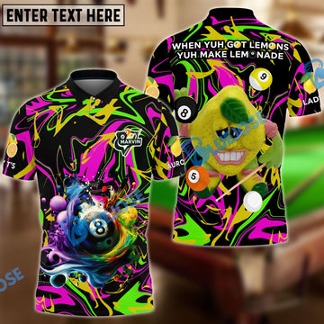 BlueJose Billiards Custom Shirt For Marvin Fitzwater