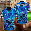 BlueJose Billiards 8-Ball Stormborn Dragon Power Customized Name, Team Name 3D Shirt (4 Colors)