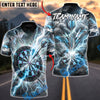 BlueJose Darts Super Thunder Strike Multicolor Options Personalized Name Shirt (6 Colors)