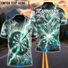BlueJose Darts Super Thunder Strike Multicolor Options Personalized Name Shirt (6 Colors)