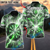 BlueJose Darts Super Thunder Strike Multicolor Options Personalized Name Shirt (6 Colors)