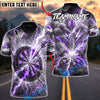 BlueJose Darts Super Thunder Strike Multicolor Options Personalized Name Shirt (6 Colors)