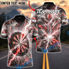 BlueJose Darts Super Thunder Strike Multicolor Options Personalized Name Shirt (6 Colors)