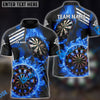 BlueJose Darts Wall Of Flame War Personalized Name, Team Name 3D Shirt ( 5 Colors)