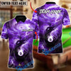 BlueJose Billiards Stormbound 8 Ball Customized Name, Team Name 3D Shirt (4 Colors)