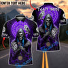BlueJose Darts Skull Shadow Owl Personalized Name, Team Name Unisex Shirt (4 Colors)