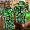 BlueJose Billiards 8 Ball Cool Cartoon Character Sunglasses Hip Hop Graffiti Splatter Personalized Name Shirt (4 Colors)