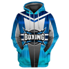 BlueJose Boxing Blue Version 3D Hoodie