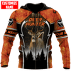 BlueJose Personalized Deer Hunting Hunter Orange Camo 3D Shirts