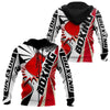 BlueJose Boxing Red Gloves 3D Hoodie