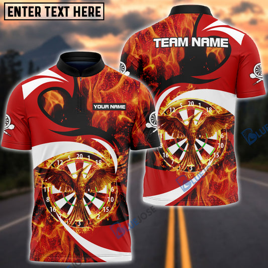 BlueJose Phoenix Fire Personalized Name, Team Name 3D Shirt (4 Colors)
