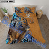 Bluejose Custom Text Wilderness Cross Deer Hunting Bedding Set 3D All Over Printed ( 4 Colors )