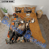 Bluejose Custom Text Wilderness Cross Moose Hunting Bedding Set 3D All Over Printed ( 4 Colors )