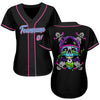 BlueJose Custom Black Light Skull Fashion Baseball Jersey