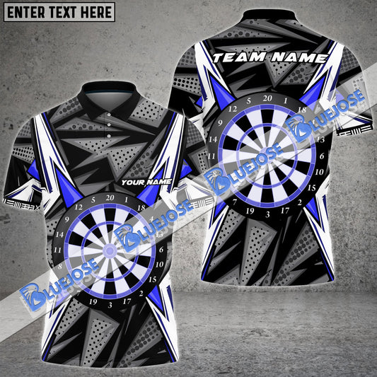 BlueJose Darts Racing Lightning Pattern Personalized Name, Team Name 3D Shirt (4 Colors)