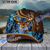 BlueJose Hunting Deer Dark Brown Camo Pattern Multicolor Personalized Cap