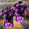 BlueJoses Bowling Black Panther Green Premium Customized Name, Team Name 3D Shirt