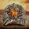 BlueJose Cross And Deer Multicolor Personalized Cap