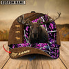 BlueJose Moose Hunting Premium Brown Pattern Personalized Name Cap